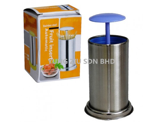 STAINLESS STEEL AUTOMATIC TOOTHPICK HOLDER